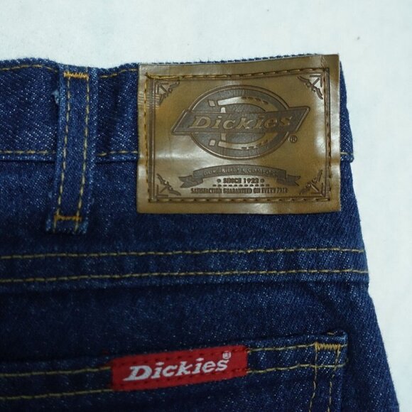 Dickies Straight Leg Jeans men's Size 38 Regular Blue Denim Cotton 5-Pockets - Picture 10 of 11